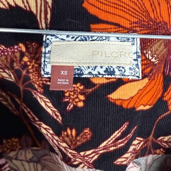 Pilcro Orange and Black Floral Dress - Picture 2 of 3